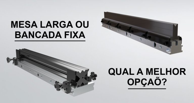 Mesa Larga e Bancada Fixa: Os 2 principais modelos para fixação de matrizes