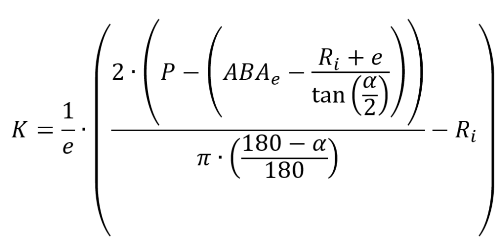 Tabela de Fator K para chapas Dobradas! 16 Equação do Fator K