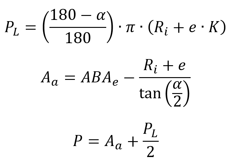 Tabela de Fator K para chapas Dobradas! 15 Equação do planificado